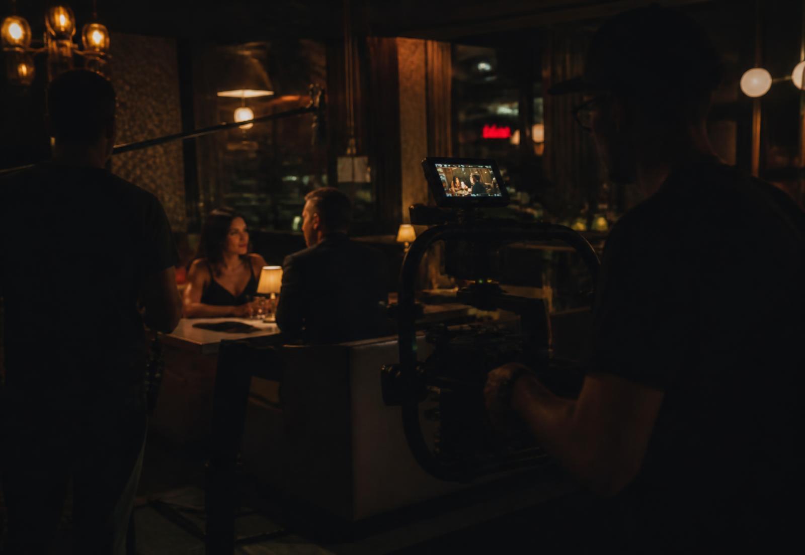 Professional content production on set